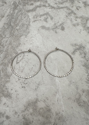 Alma medium hoops Silver Pico 